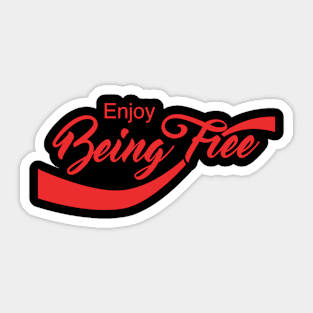 Being Free Sticker